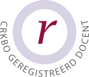 CRKBO geregistreerd docent logo
