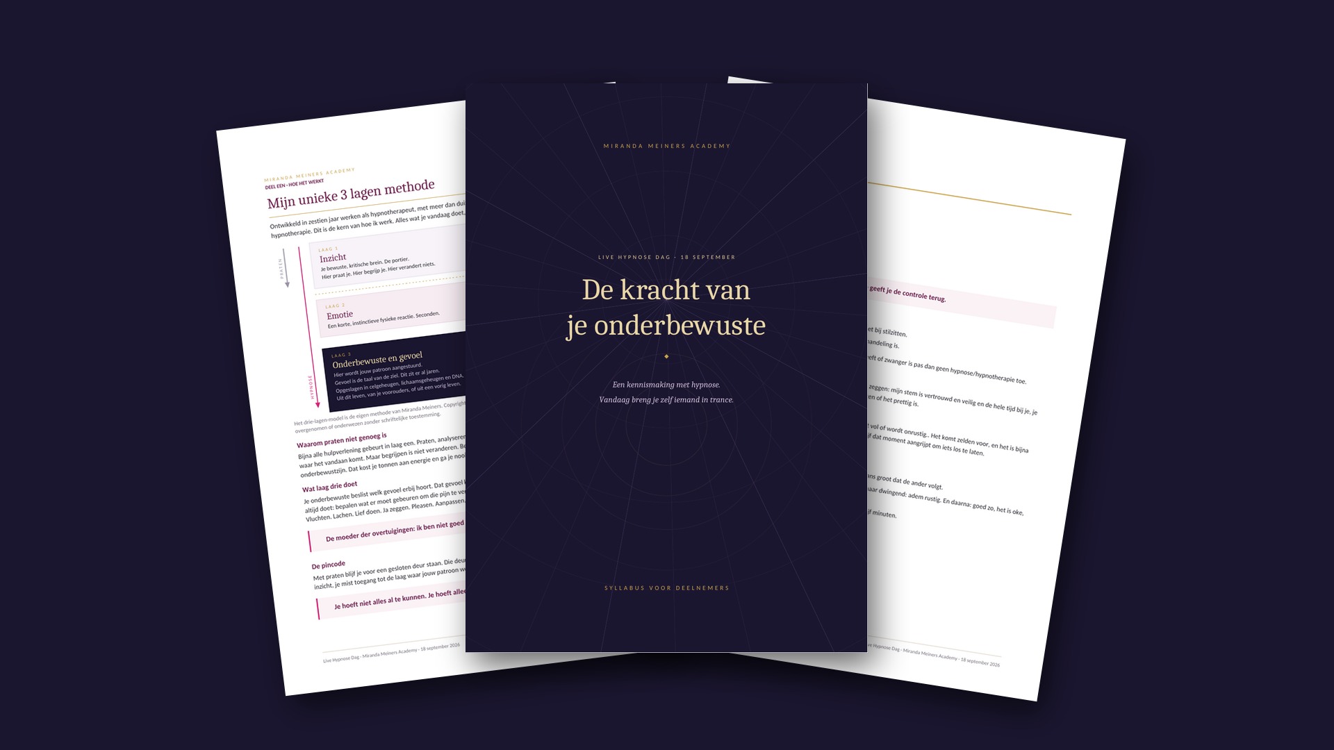 Syllabus De kracht van je onderbewuste